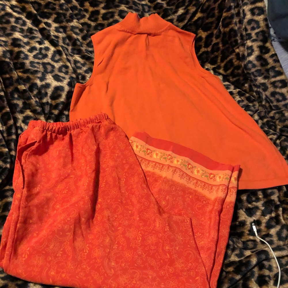 Venezia Lane Bryant draw string pants and sweater set - Picture 2 of 4
